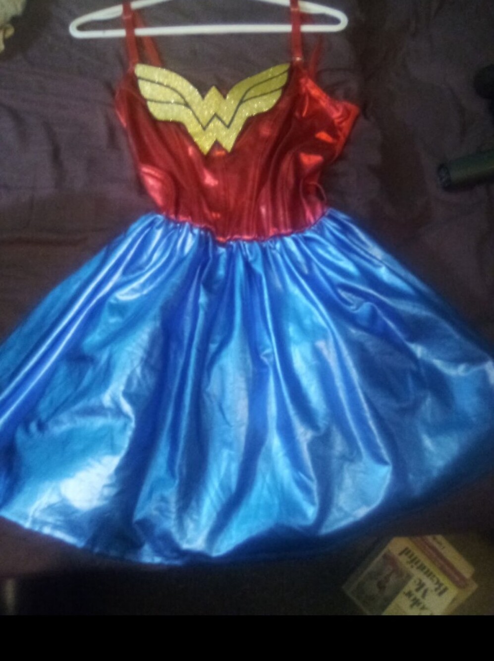 Womens Wonder Woman Costume Dress Adult Size Small Medium DC Comics Sexy Cosplay - Picture 2 of 5